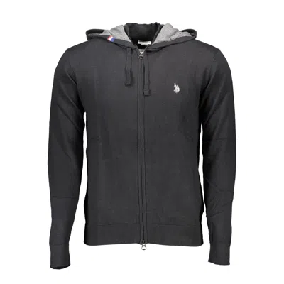 U.s. Polo Assn Black Cotton Mens Cardigan