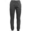 U.s. Polo Assn Black Cotton Pant In Black