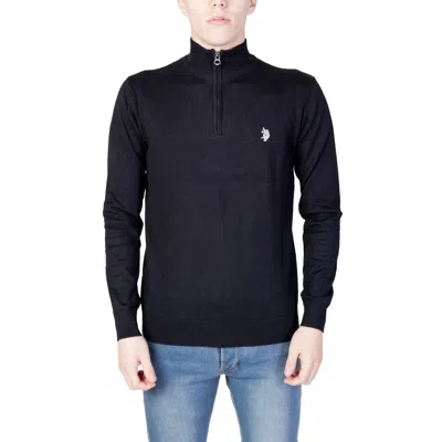 U.s. Polo Assn Black Cotton Sweater
