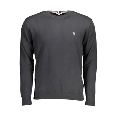 U.s. Polo Assn Embroidered-logo Sweater In Gray