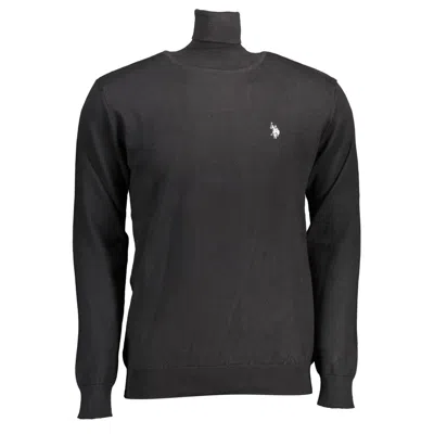 U.S. POLO ASSN BLACK COTTON SWEATER