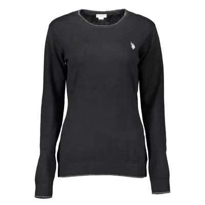 U.s. Polo Assn Black Cotton Sweatshirt