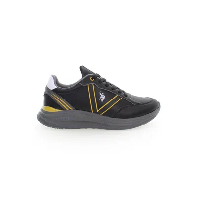 U.s. Polo Assn . Black Polyester Men's Men's Sneaker