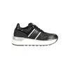 U.s. Polo Assn Black Polyester Sneaker In Black
