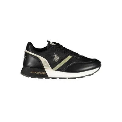 U.s. Polo Assn Black Polyester Sneaker