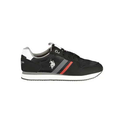 U.s. Polo Assn Black Polyester Sneaker