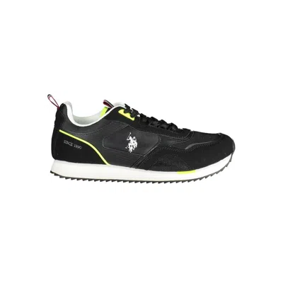 U.s. Polo Assn Black Polyester Sneaker