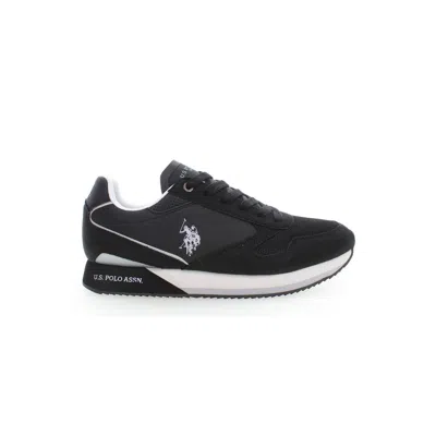 U.s. Polo Assn Black Polyester Sneaker