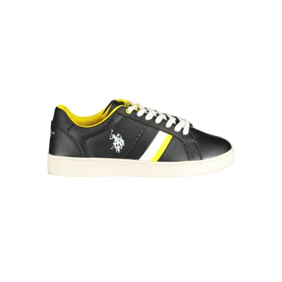 U.s. Polo Assn Black Polyester Sneaker