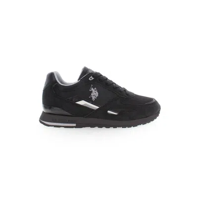 U.s. Polo Assn Black Polyester Sneaker
