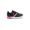 U.s. Polo Assn Black Polyester Sneaker