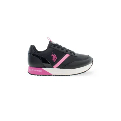 U.s. Polo Assn Black Polyester Sneaker