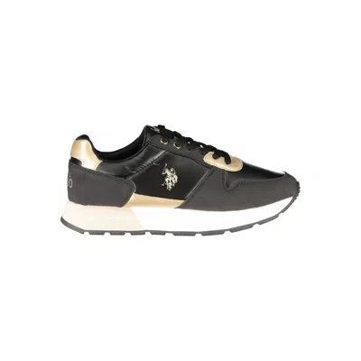 U.s. Polo Assn Black Polyester Sneaker