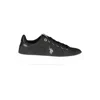 U.s. Polo Assn Black Polyester Women Sneaker