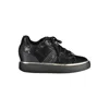 U.s. Polo Assn Black Polyester Women Sneaker In Black