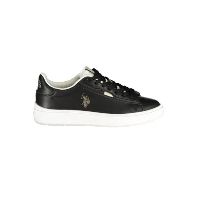 U.s. Polo Assn Black Polyester Women's Sneaker