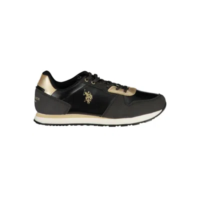 U.s. Polo Assn . Black Polyester Women's Sneaker