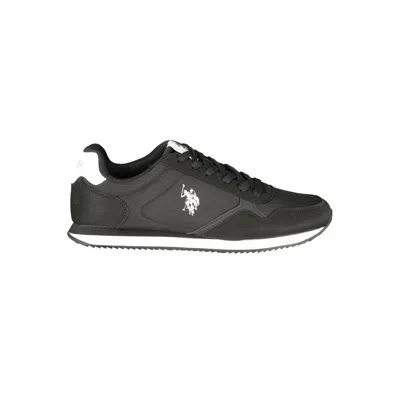 U.s. Polo Assn . Black Polyurethane Men's Men's Sneaker