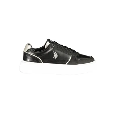 U.s. Polo Assn Black Polyurethane Women's Sneaker