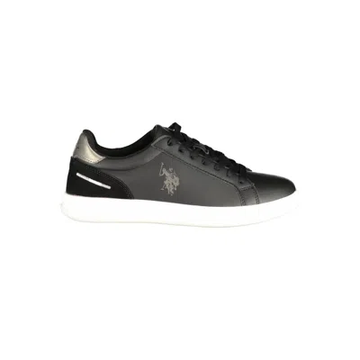 U.s. Polo Assn Black Polyurethane Women's Sneaker