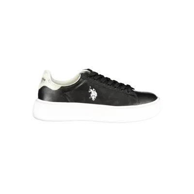 U.s. Polo Assn Black Polyurethane Women's Sneaker