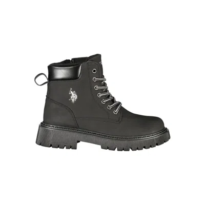 U.s. Polo Assn . Black Polyurethane Women's Women's Boot