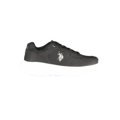 U.s. Polo Assn . Black Polyurethane Women's Women's Sneaker