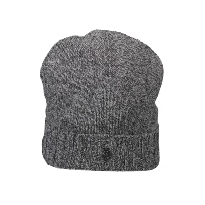 U.s. Polo Assn "black Wool Men Cap"