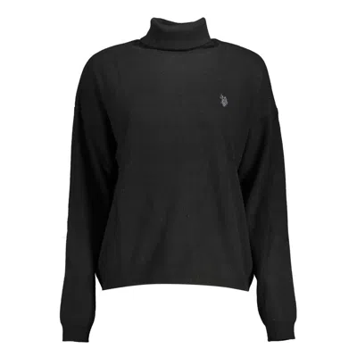 U.S. POLO ASSN BLACK WOOL WOMEN SWEATER