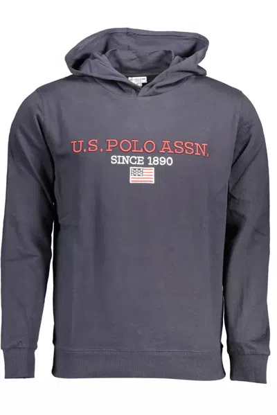 U.s. Polo Assn Blue Cotton Men Sweater In Gray
