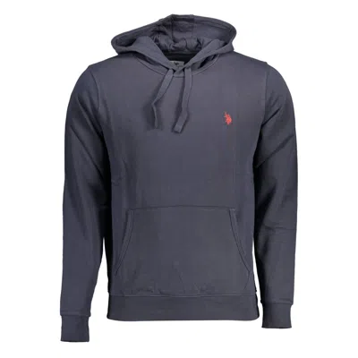 U.s. Polo Assn Logo-embroidered Hoodie In Blue