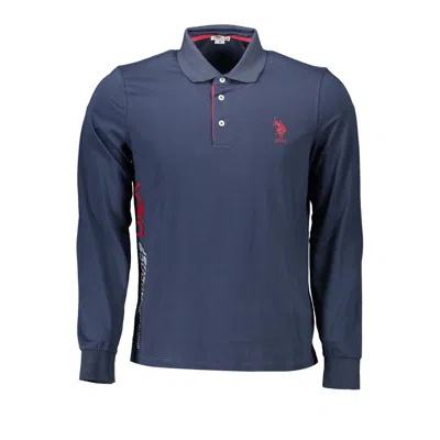 U.s. Polo Assn Blue Cotton Polo Shirt