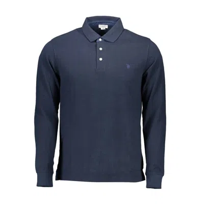 U.s. Polo Assn Blue Cotton Polo Shirt