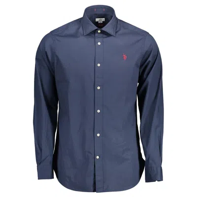 U.s. Polo Assn Blue Cotton Shirt