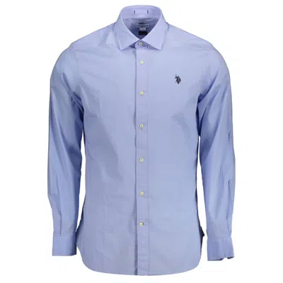 U.s. Polo Assn Blue Cotton Shirt