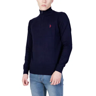 U.s. Polo Assn Blue Cotton Sweater