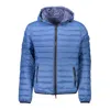 U.s. Polo Assn Blue Nylon Jacket In Blue
