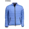 U.s. Polo Assn Blue Nylon Jacket In Blue