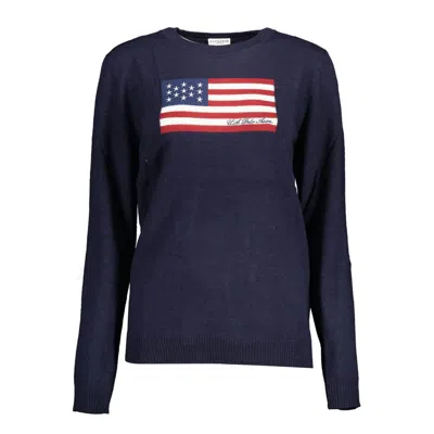 U.s. Polo Assn Blue Nylon Sweater