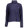 U.s. Polo Assn Blue Nylon Sweater In Blue