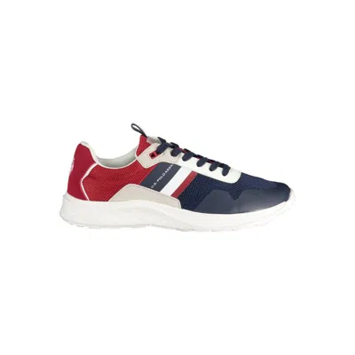 U.s. Polo Assn Blue Polyester Men Sneaker In Multi