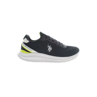 U.s. Polo Assn Blue Polyester Men Sneaker