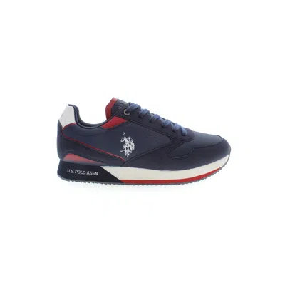 U.s. Polo Assn Blue Polyester Sneaker