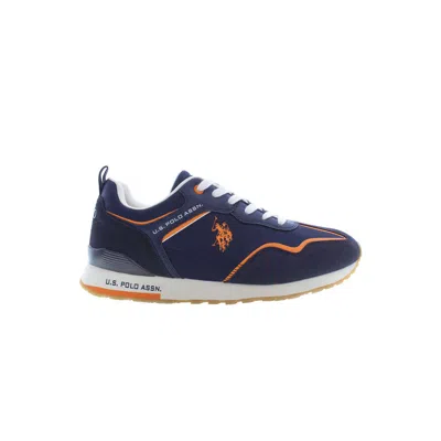 U.s. Polo Assn Blue Polyester Sneaker