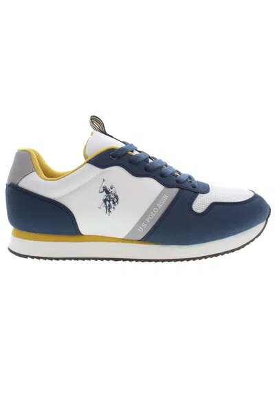 U.s. Polo Assn Blue Polyester Sneaker In Multi