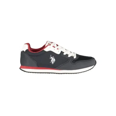 U.s. Polo Assn Blue Polyurethane Men's Sneaker In Multi