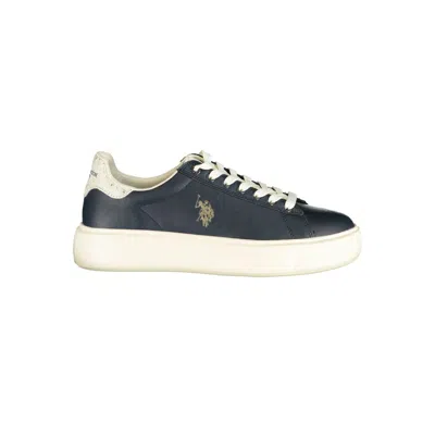 U.s. Polo Assn Blue Polyurethane Women Sneakers