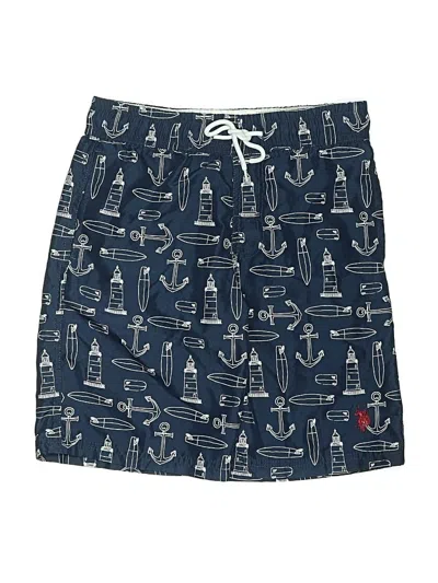 Pre-owned U.s. Polo Assn Kids' Board Shorts In Blue