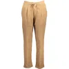 U.s. Polo Assn Brown Cotton Pant In Brown