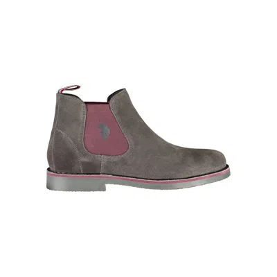 U.s. Polo Assn Brown Leather Men Boot